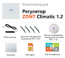 ZONT Climatic 1.2 Погодозависимый автоматический GSM / Wi-Fi регулятор (1 ГВС + 2 прямых/смесительных) с доставкой в Балаково